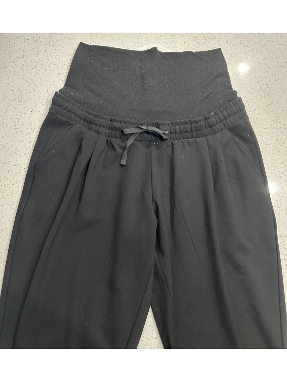 Mama Licious Jersey Noos Maternity Pants - Black XL